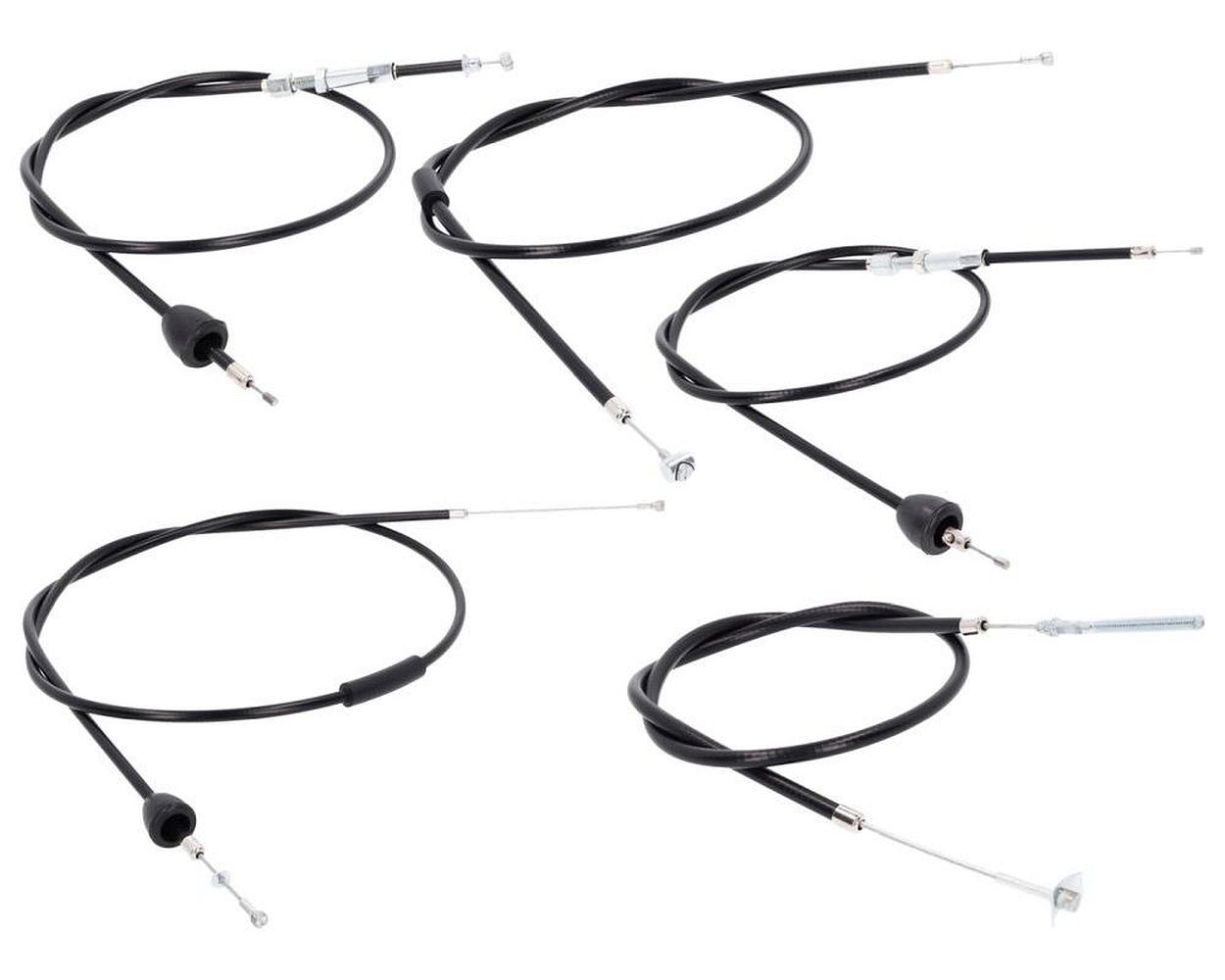 Bowdenzug Set schwarz