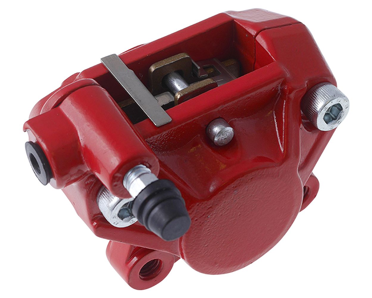 Bremssattel / Bremszange Bremse hinten rot komplett