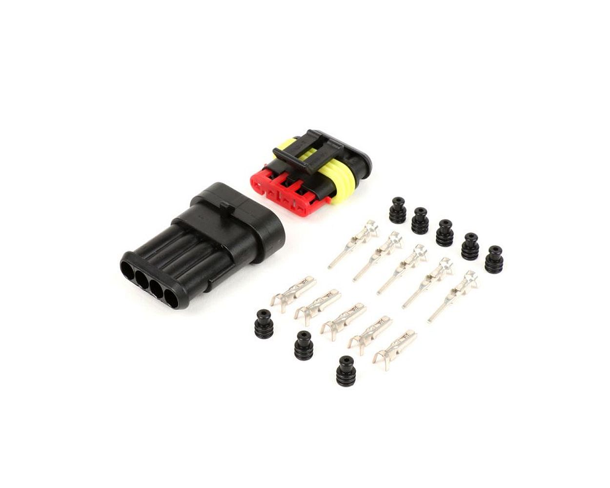 Stecker Set Kabelbaum 4 Pin BGM Typ 060 AM Special Seal 0,85-1,25 mm wasserdicht universal