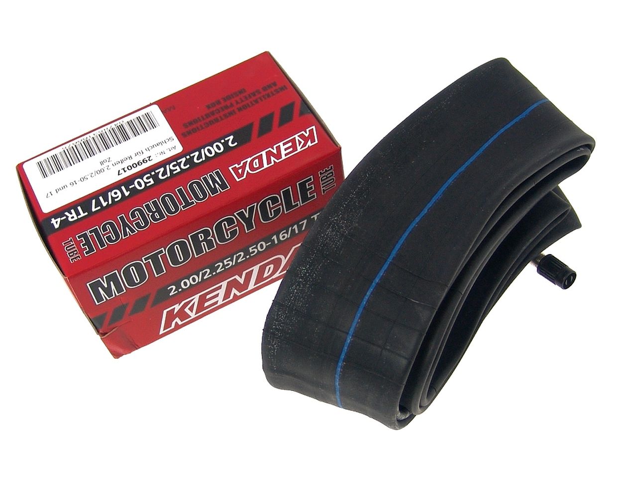 Schlauch für Reifen 16-17 Zoll (V=TR4 0°) 2.00 - 2.50 16-17