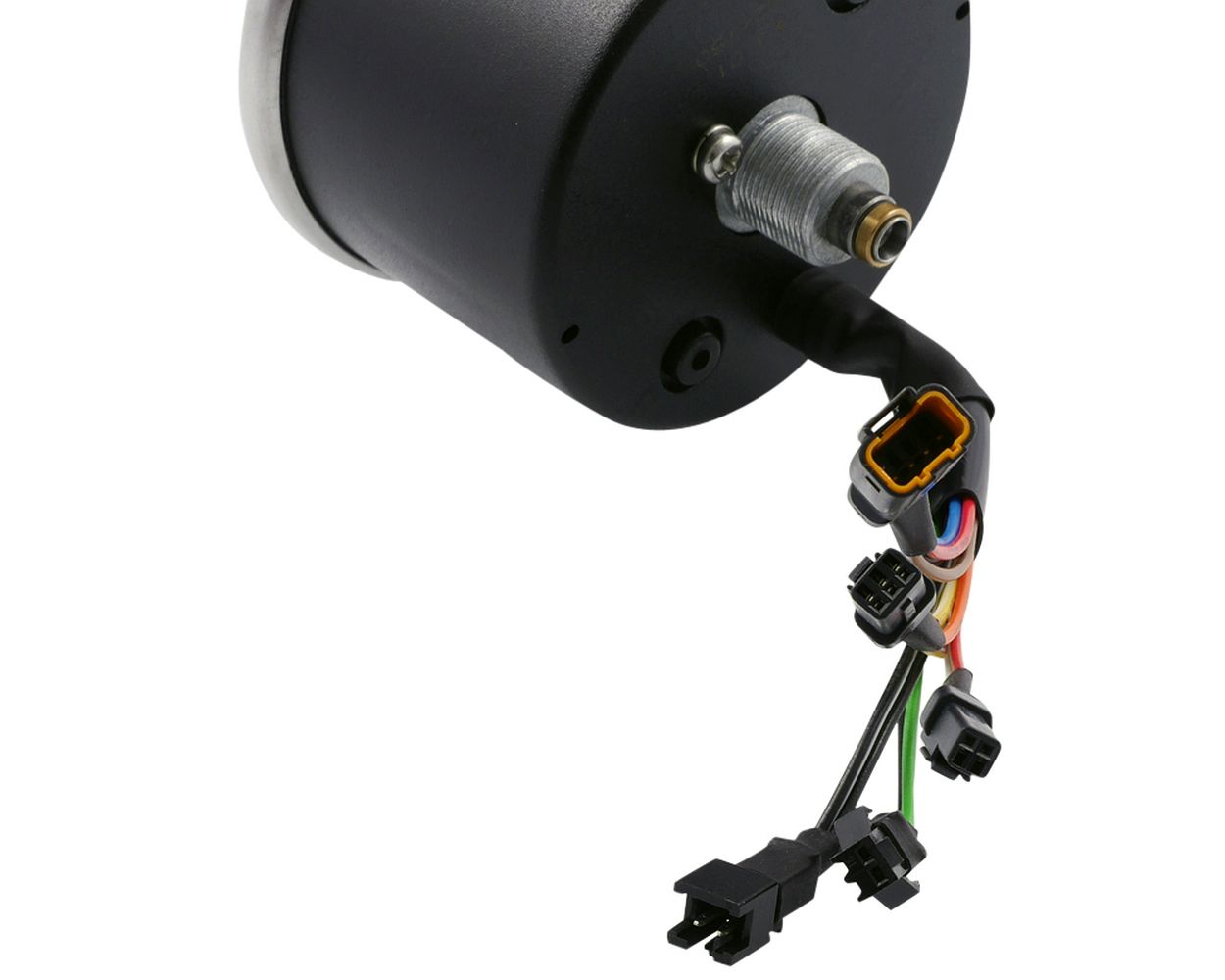 Drehzahlmesser/Tacho SIP 2.0 - 140 (km/h/mph) / 140000 (Umin/rpm), Ziffernblatt: schwarz, Ziffern: gelb, Tachoring: Edelstahl, digital/analog, 18 Funktion