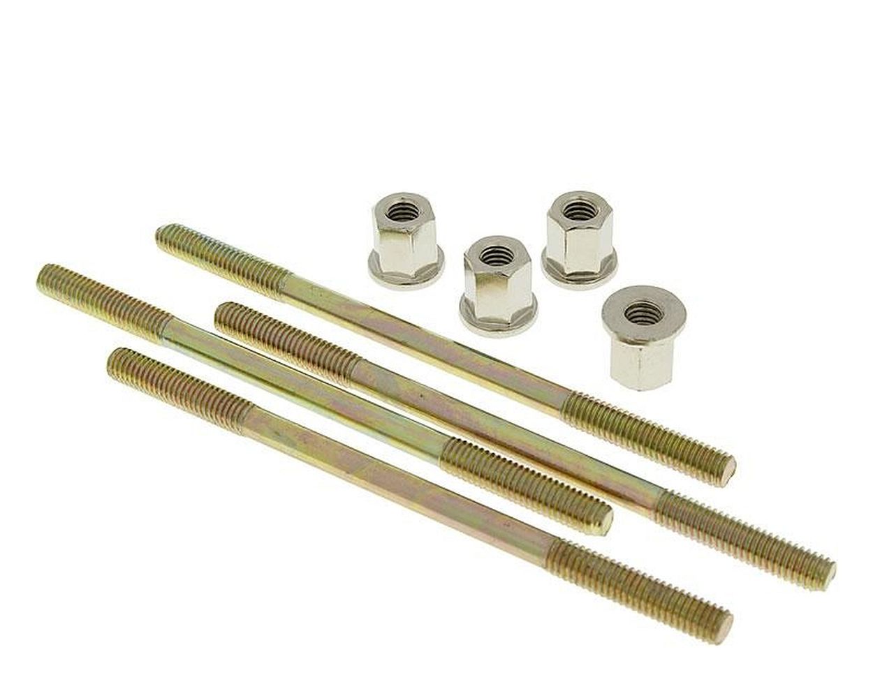 Stehbolzen Set NARAKU 4er Set mit Muttern - M6 / 110
