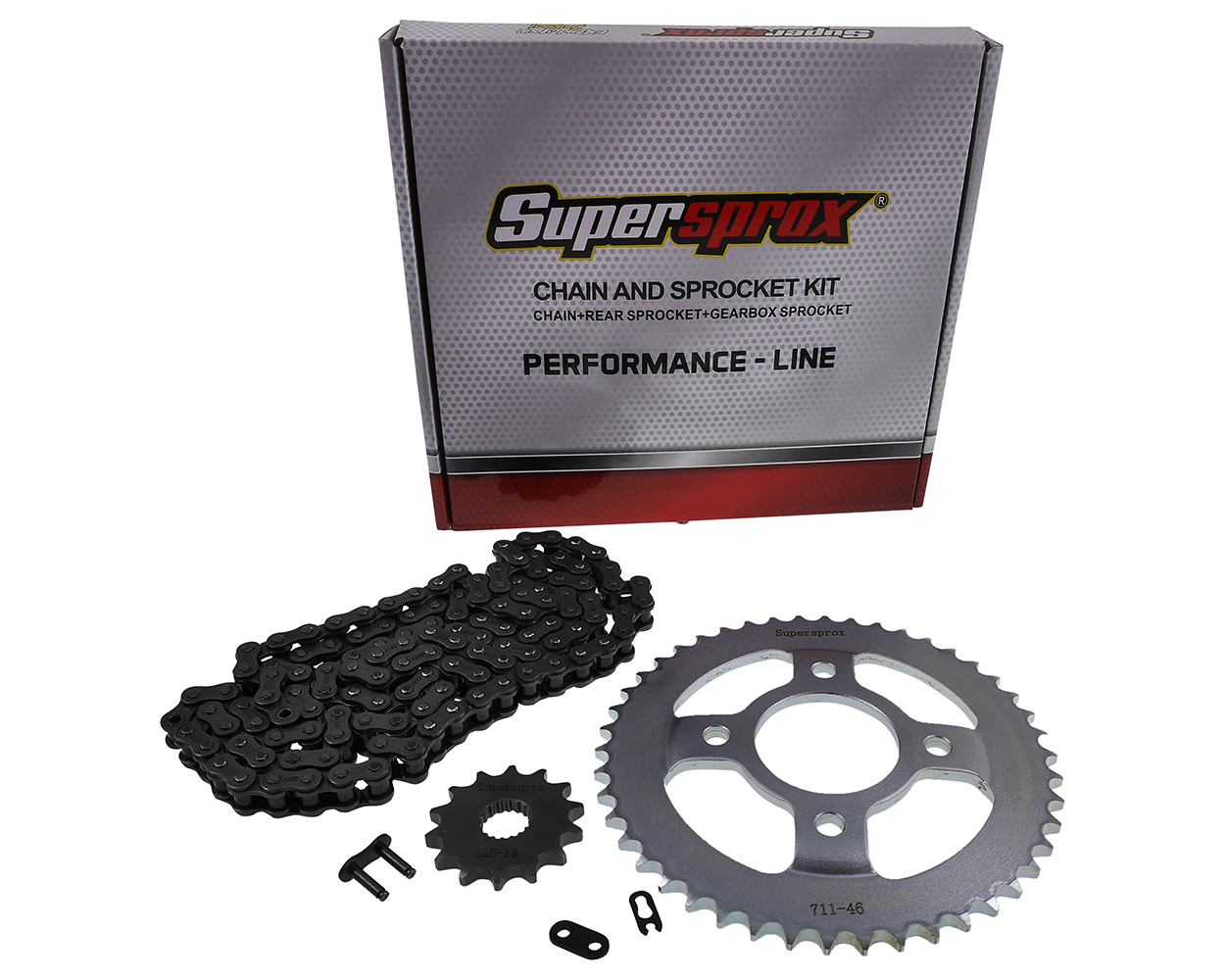Kettensatz Performance KIT Stahl SUPERSPROX 520 Teilung 46 / 14 Zähne