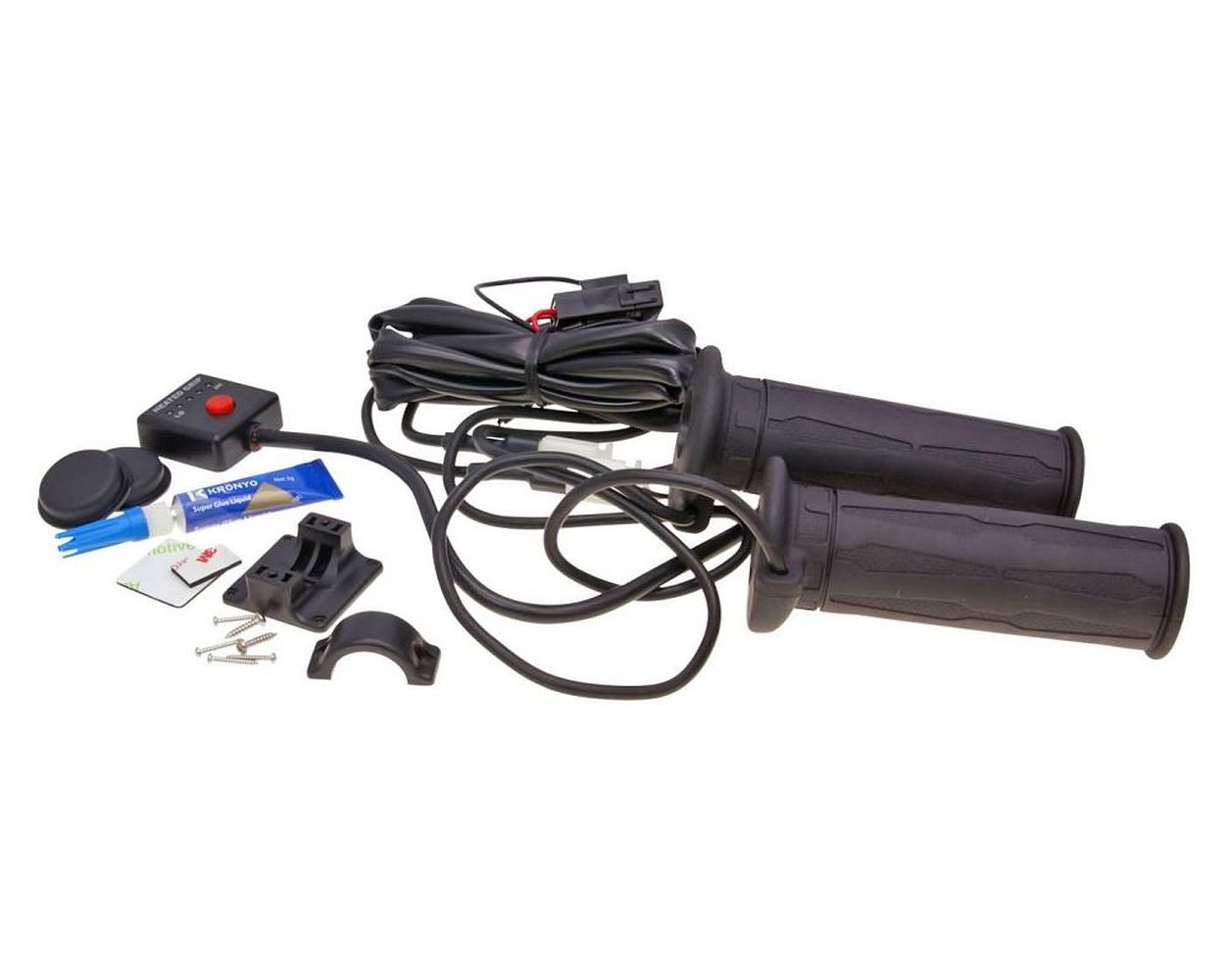 Heizgriffe KOSO 12 V für 22 mm Lenker Handwärmer Griffheizung