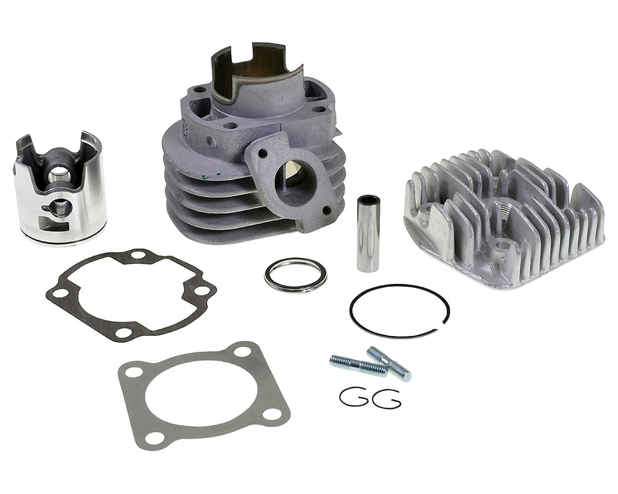 Zylinder 70 ccm AIRSAL T6 Racing AC, Flansch gerade