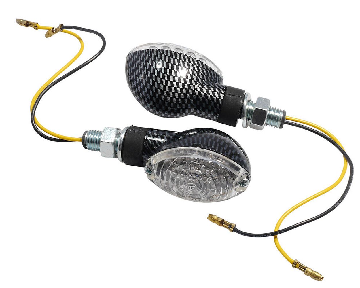 Blinker STR8 Rocket LED (mit Zulassung) carbon-look