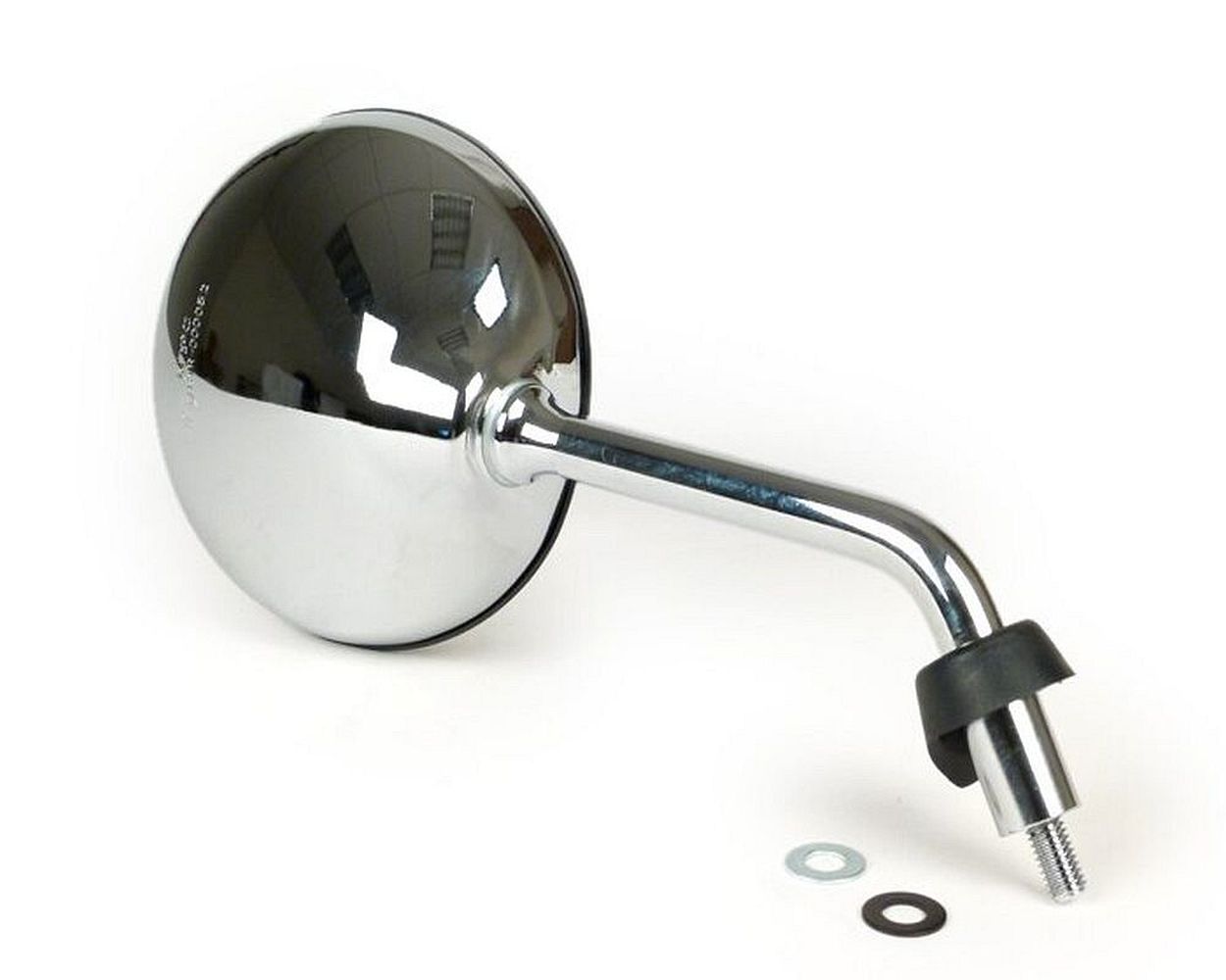 Spiegel MOTO NOSTRA SHORTY chrom Linksgewinde kompatibel für Piaggio LX 50 Toring 2-Takt, 4-Takt, LX 125, S 150