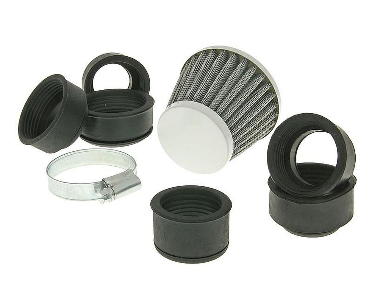 Luftfilter Powerfilter 28-50 mm in verschiedenen Farben CARBON