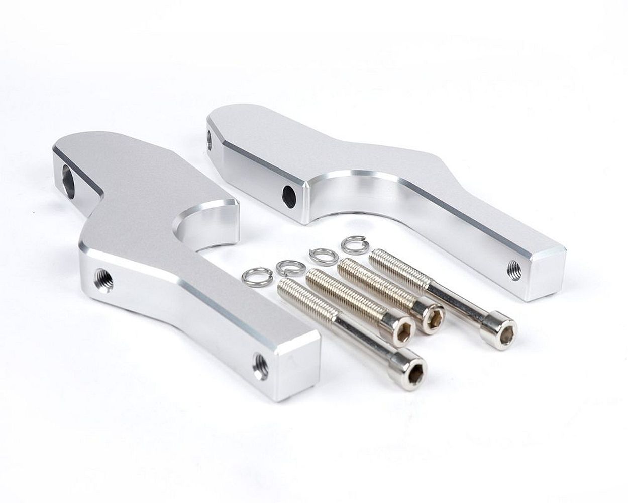 Fußrastenadapter Sozius MOTO NOSTRA CNC, silber