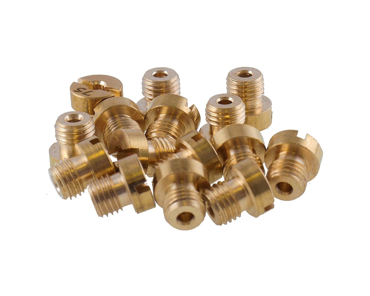Hauptdüsenset Rivello Dellorto 6 mm 15 Stück 60-130 kompatibel für Piaggio NRG, TPH Quartz Sfera