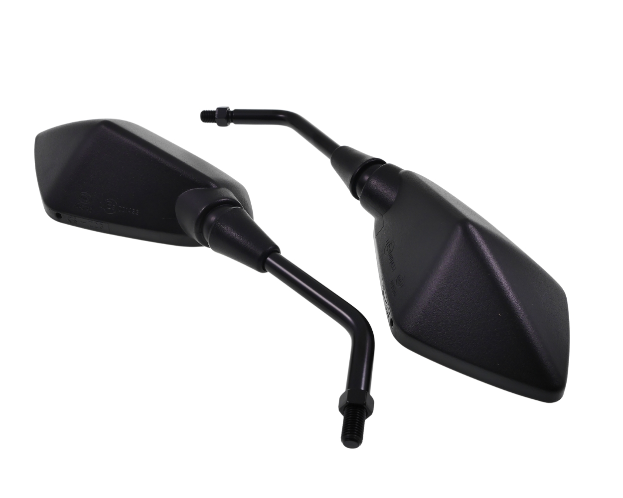 Spiegel VANEZ schwarz M10 M8 R/L Gewinde