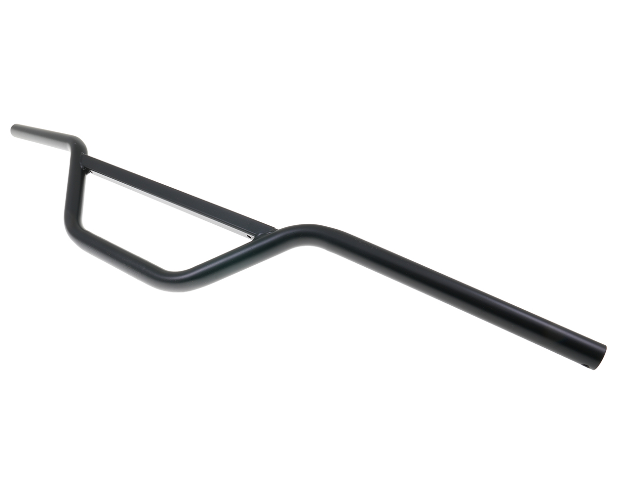 Lenker Motocross 86 cm 22 mm mit Strebe Stahl schwarz universal Roller, Motorrad, Enduro, Moped
