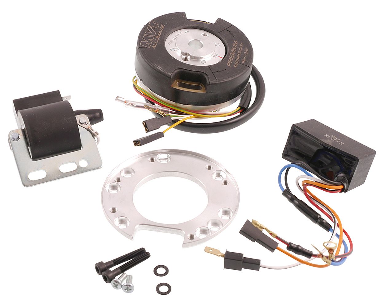 Innenrotor Zündanlage MVT 12 V 55 W Lichtmaschine Hercules Prima, 2, 3, 4, 5, Sachs 505 Mofa Moped Mokick Zündanlage