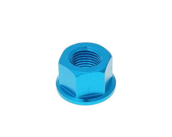 Écrou axe de roue alu anodisé divers - M12x1,25