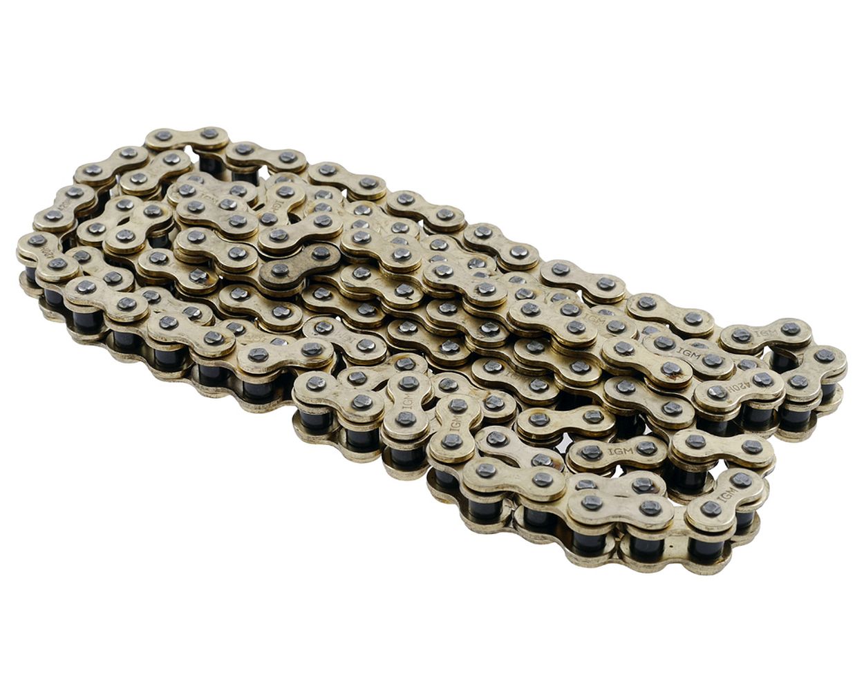 Kette Heavy Gold verstärkt von IGM - Teilung 420 Länge 134