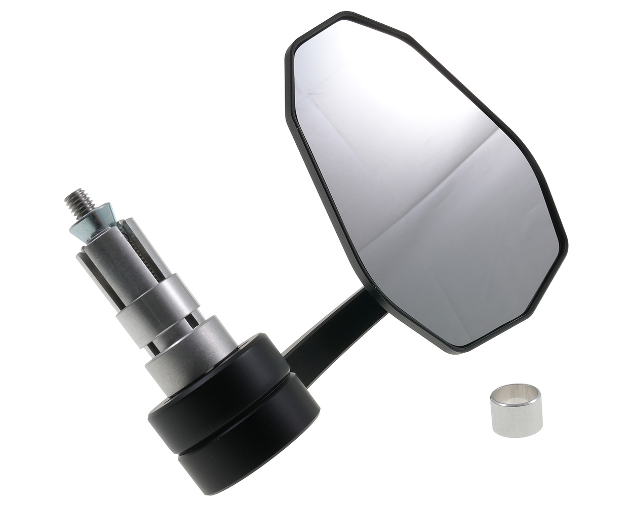 Lenkerendenspiegel HIGHSIDER Victory-Blast Evo schwarz mit Adapter 12-22 mm