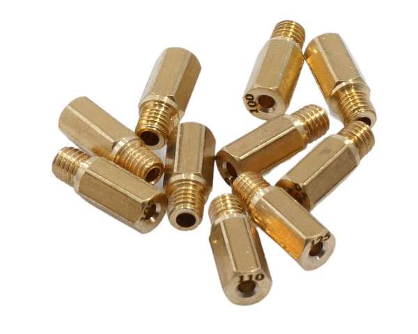 Hauptdüsen Set (10Stk) 2EXTREME M5 / 5mm für PWK Vergaser