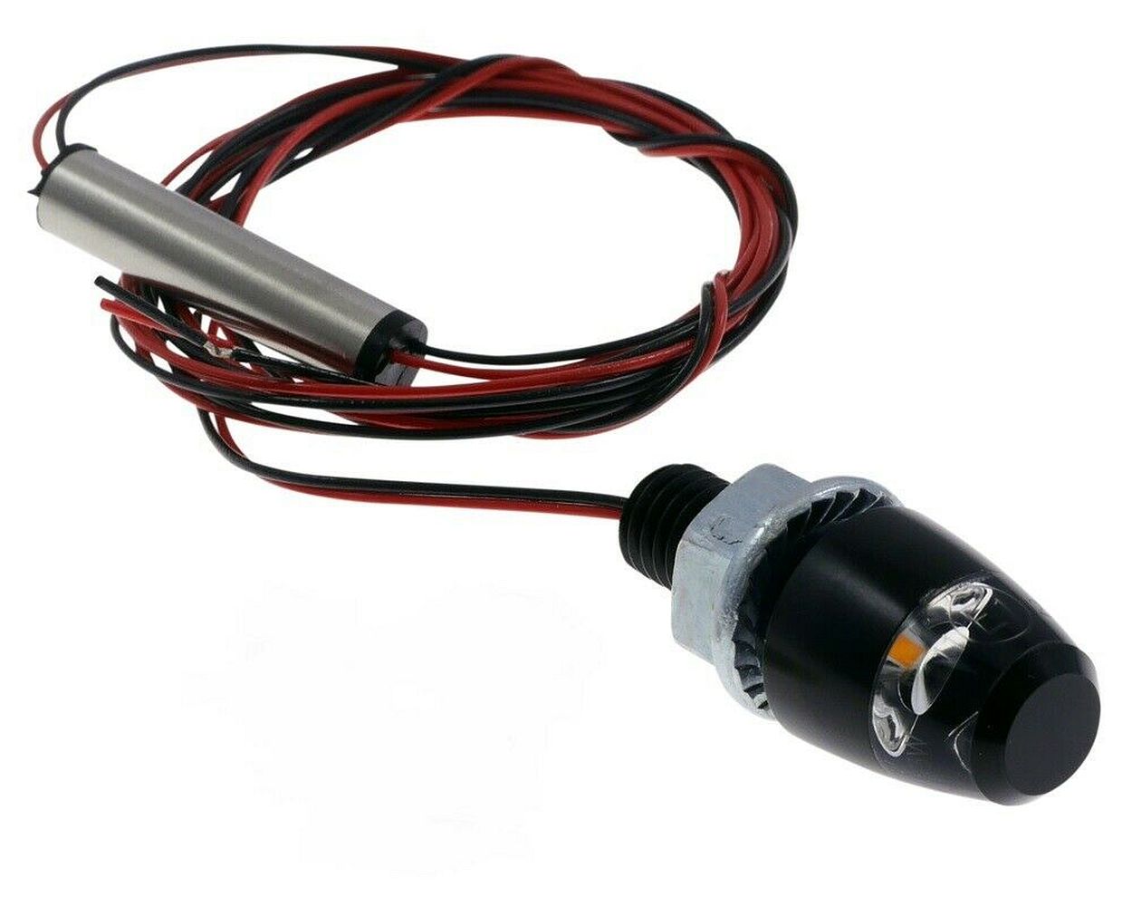Blinker Led MOTOGADGET m-BLAZE PIN, schwarz eloxiert, Mini, Stück, Motorrad