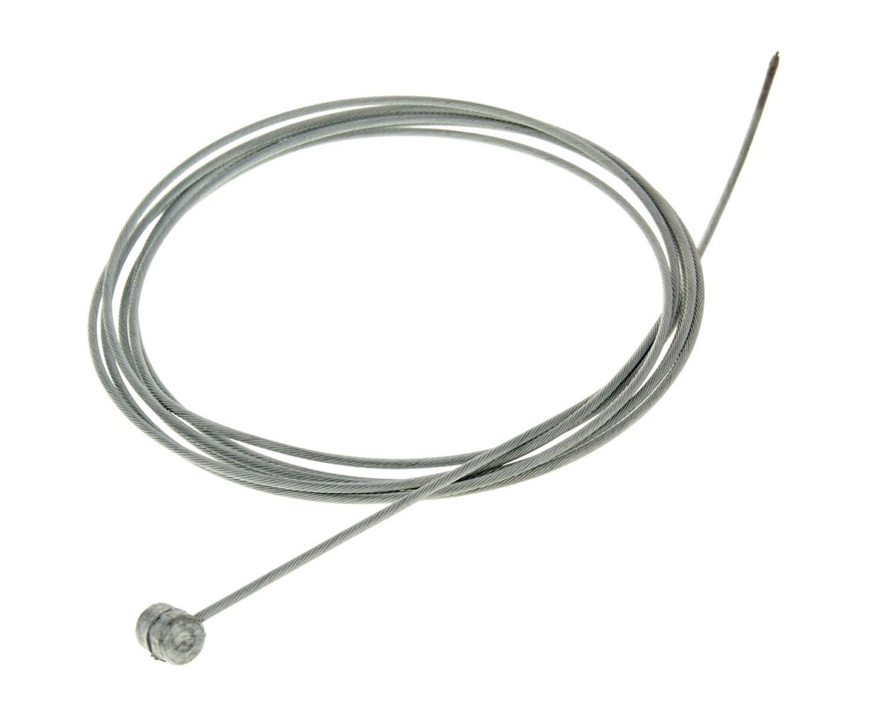 Bowdenzug Innenkabel 190 cm x 1,6 mm mit Nippel 6 mm x 6 mm
