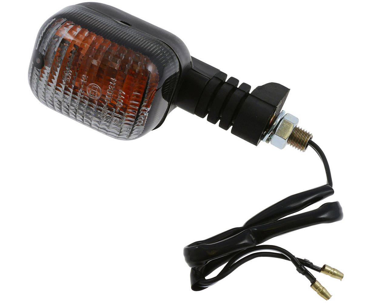 Blinker DUC STYLE, schwarz, getöntes Glas, vorne links oder hinten rechts, M10
