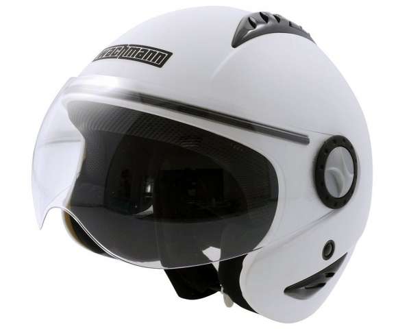 Casque jet WACHMANN WA-40 Comes blanc mat
