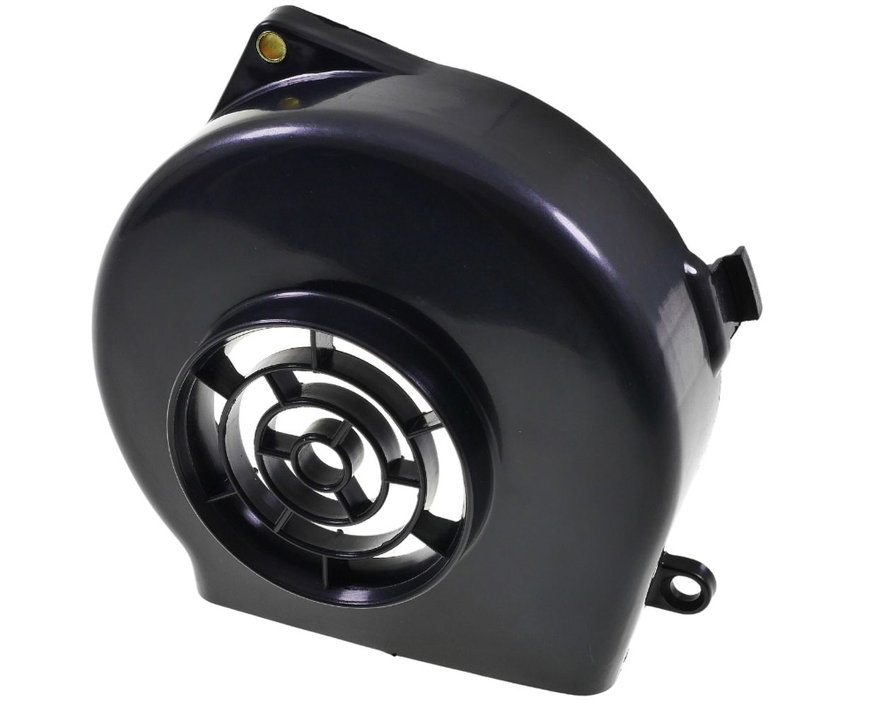 Lüfterradabdeckung Ersatz schwarz kompatibel für Peugeot liegend 2-Takt AC Speedfight 3 / 4, Kisbee, Ludix, JetForce, Vivacity New