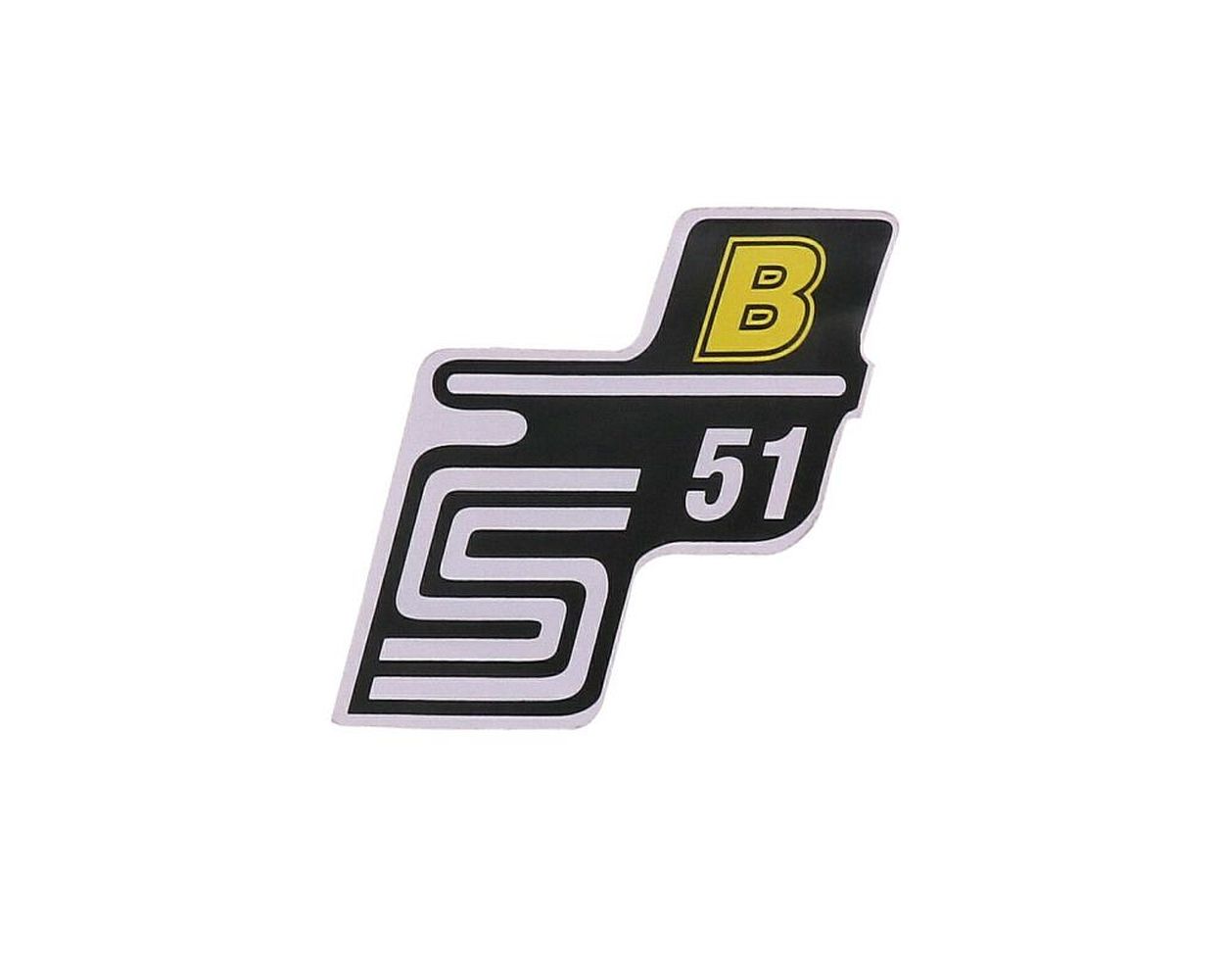 Schriftzug S51 B 2EXTREME gelb