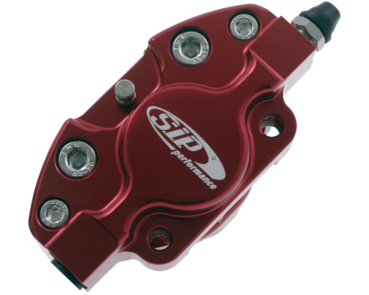 Bremssattel / Bremszange SIP vorne, für MMW hinten Durchmesser:31,5 mm, Aluminium eloxiert, rot, Lochabstand 53 mm