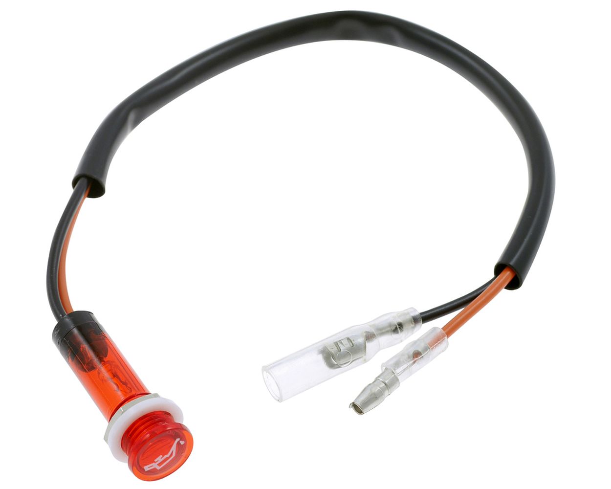 Kontrollleuchte Öl, Motorrad, rot, 12 mm, 12 V/2 W, Schraubbefestigung
