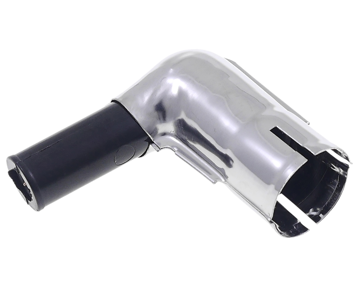 Zündkerzenstecker Metall 90° abgewinkelt, 21 mm Zündkerzenschlüsselweite Universal Classic Roller, Moped, Motorrad