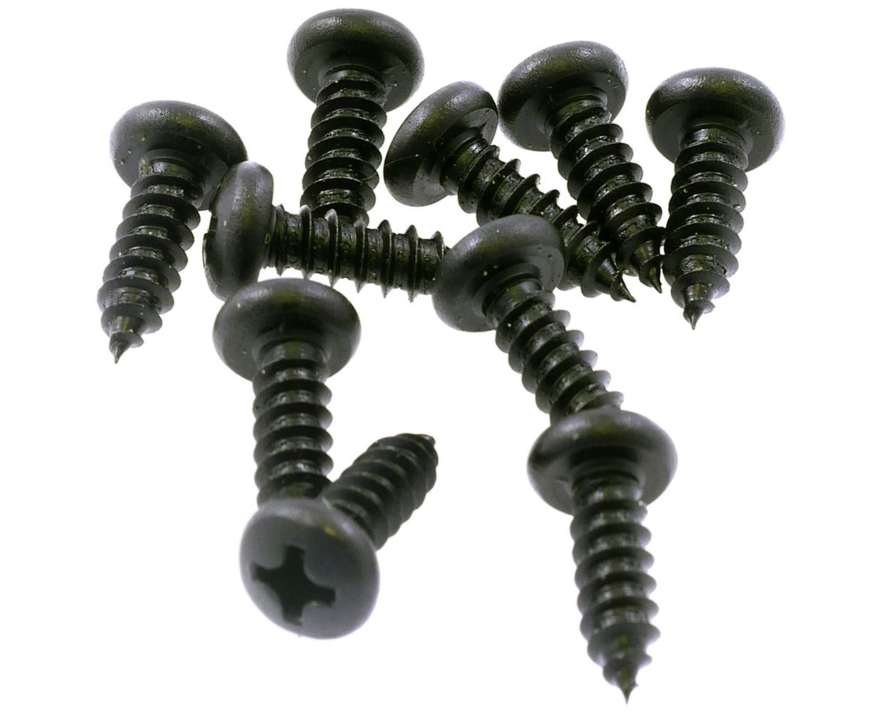 Blechschraube kreuzschlitz Set Schwarz 4,2x13 mm 10 Stück
