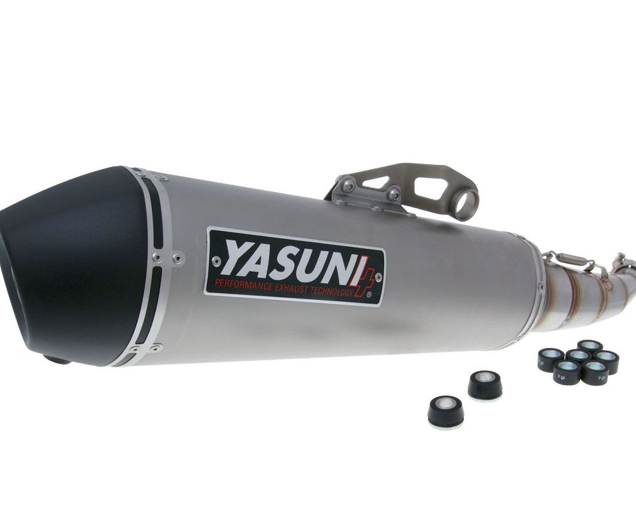 Auspuffanlage YASUNI Scooter 4 schwarz ABE
