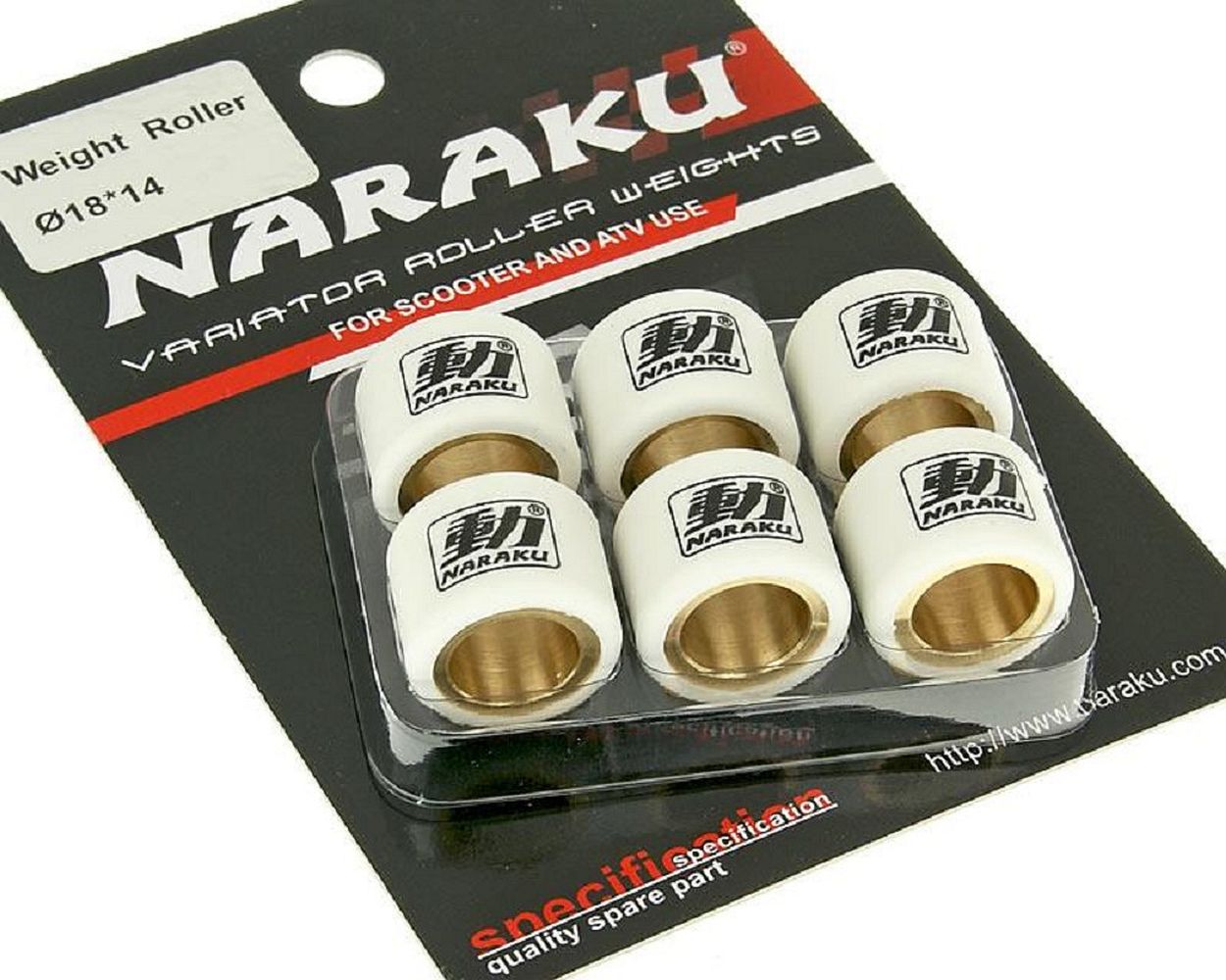 Variomatikgewichte NARAKU HD versch. Gewichte 18 X 14MM - 10,30G