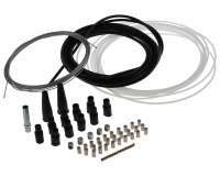 Gaszug Bowdenzug Kabelset Außenhülle schwarz universal Kit für Roller Scooter Mofa Moped Motorrad Supermoto Quad ATV