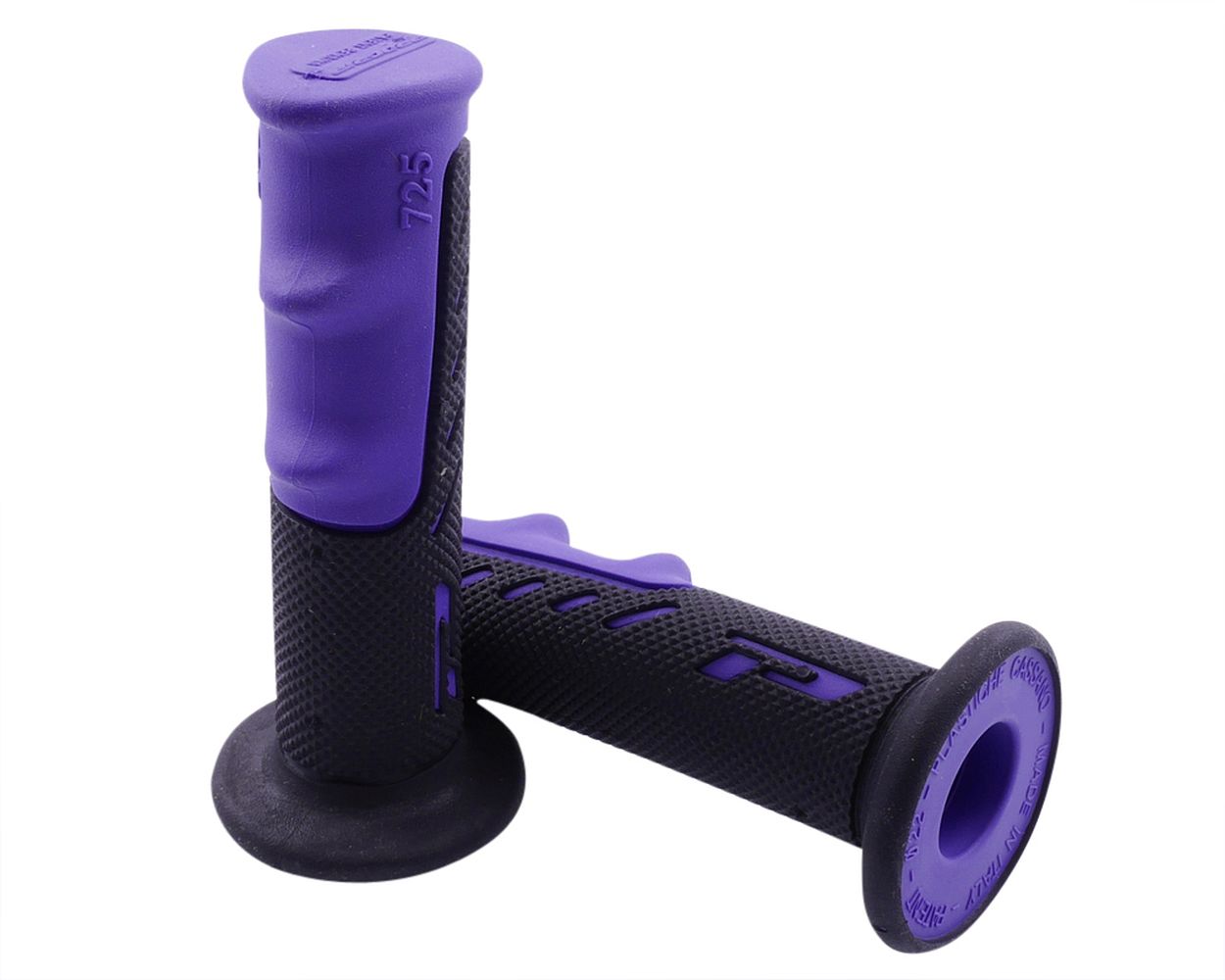 Lenker Griffgummis PROGRIP Griffe 725 schwarz lila Roller Scooter Motorrad 