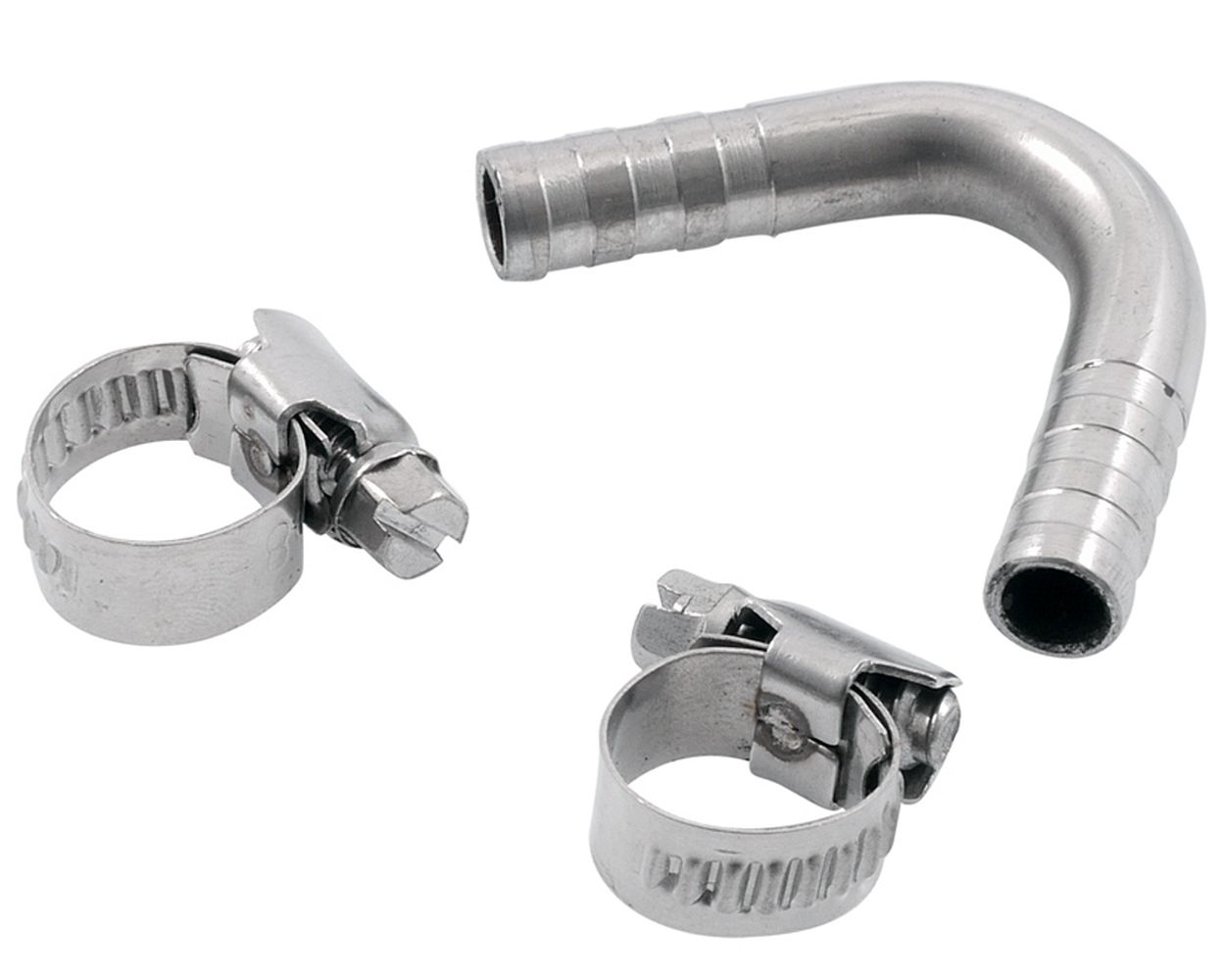 Benzinschlauch Krümmer SIP Durchmesser: i 7,0 mm, Durchmesser: a 10,0 mm, Edelstahl, 55Grad gebogen kompatibel für Vespa alle Modelle