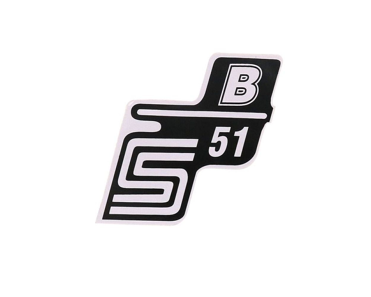 Schriftzug S51 B 2EXTREME weiß
