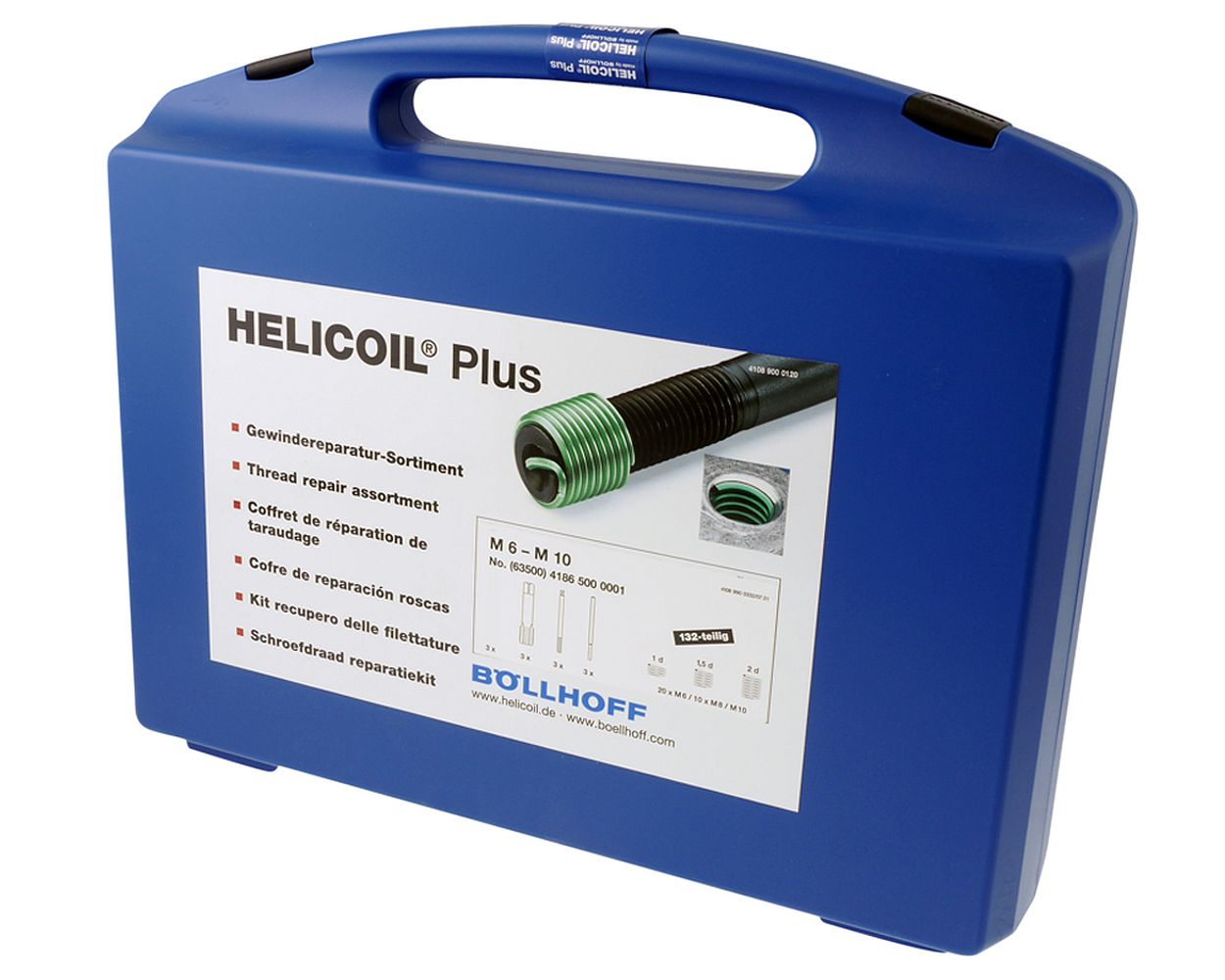 HeliCoil plus Reparatur-Sortiment M6, M8, M10 Regelgewinde