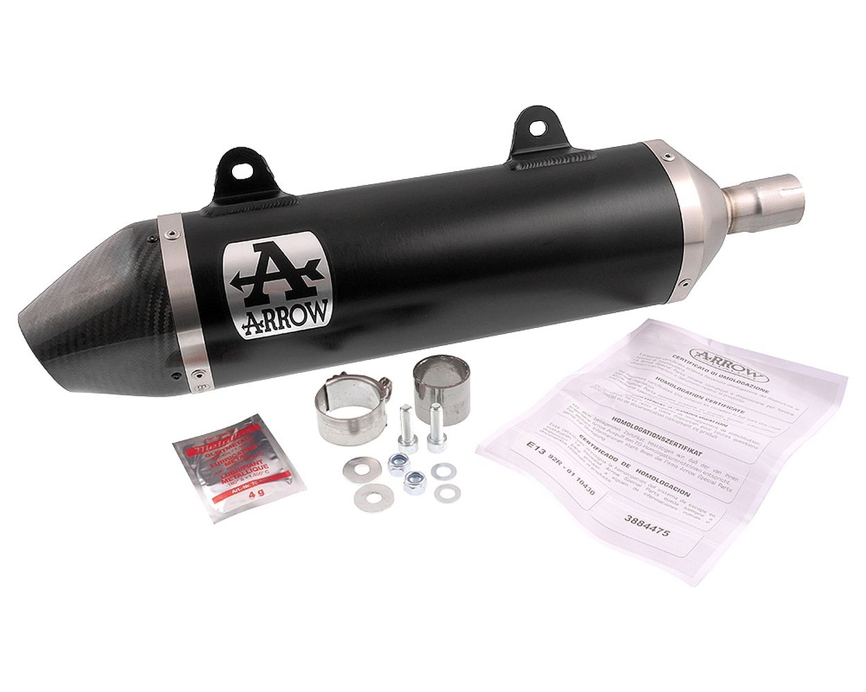 Endschalldämpfer ARROW kompatibel für Aprilia RX SX125 Auspuff