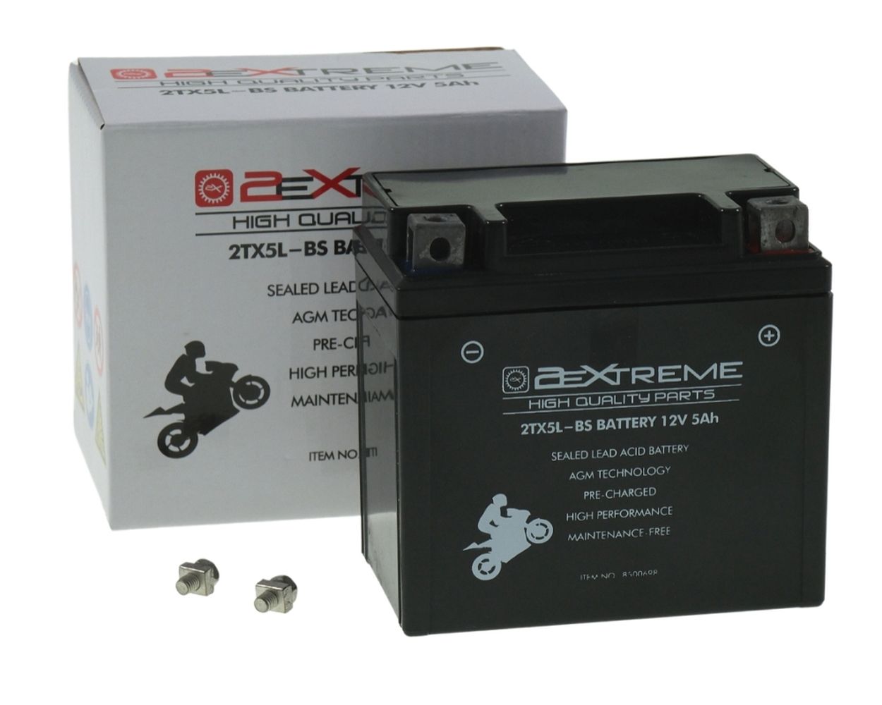 Batterie 2EXTEME 2TX5L-BS AGM 12 V 5 Ah 113x70x105 mm
