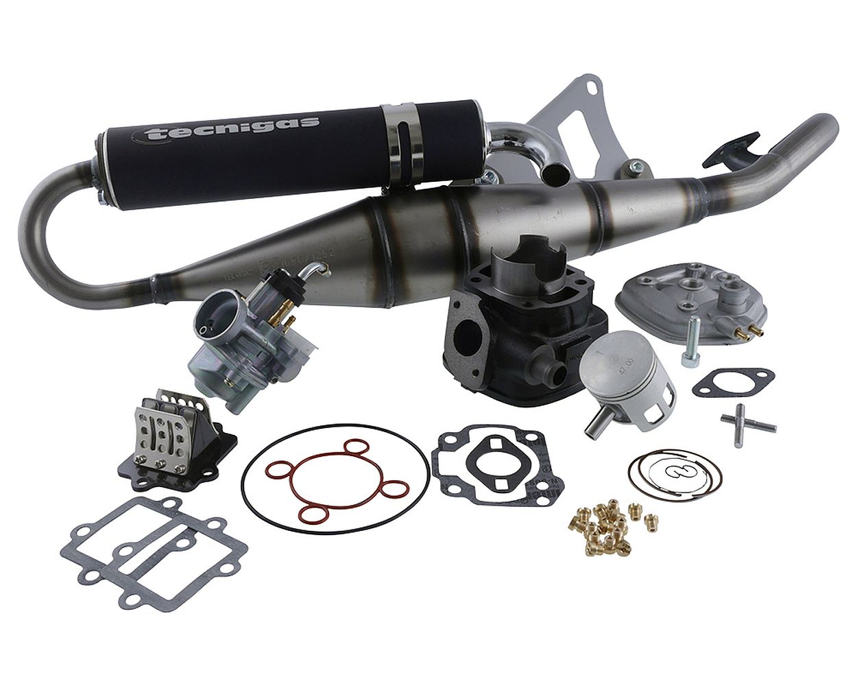 Kit Carburatore 2EXTREME 17,5mm Con Bocchette Di Aspirazione