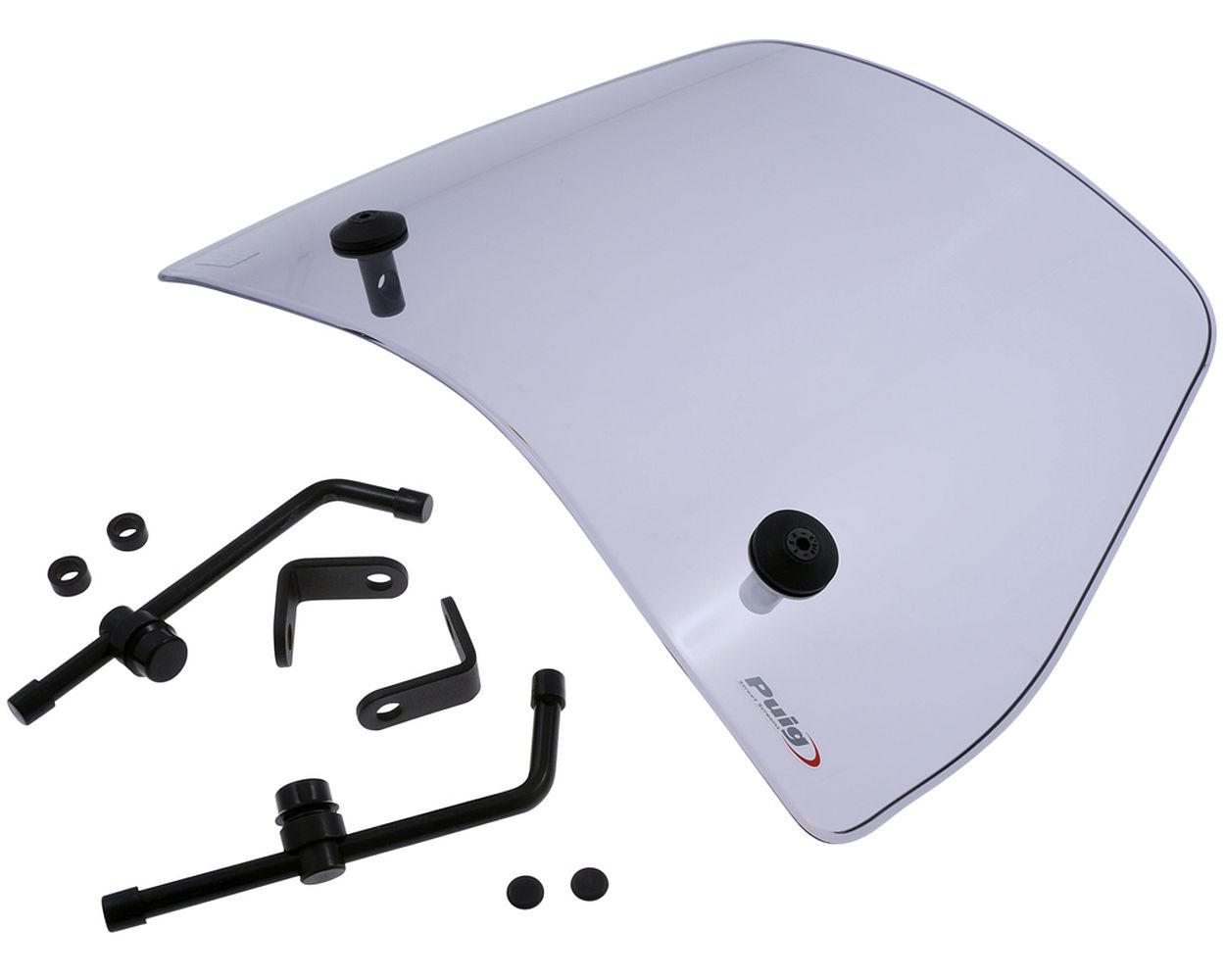 Windschild PUIG Trafic smoke kompatibel für Peugeot Vivacity 50 09-14