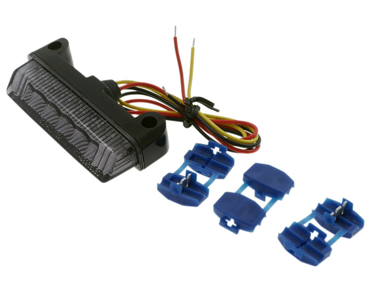 Rücklicht Mini LED, getöntes Glas, 78x16x32 mm, Roller, Quad