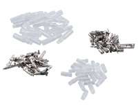 Kabelverbinder 100-Teilig Steckverbinder Crimpverbinder Quetschverbinder Elektrokabel -3,5mm universal Set Kit