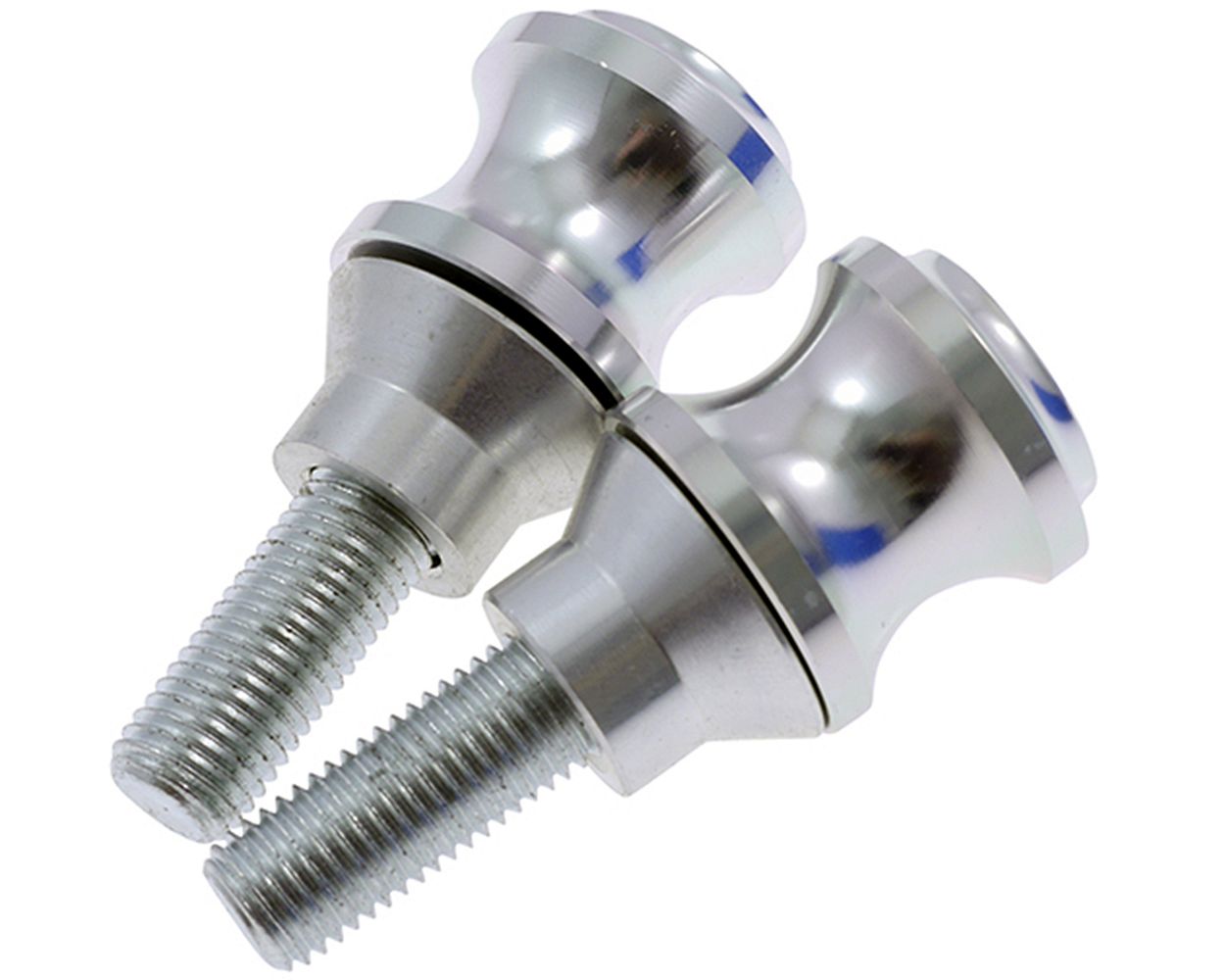 Schwingenadapter für Montageständer Bobbins Alu, silber, M10x1.25 mm, Paar
