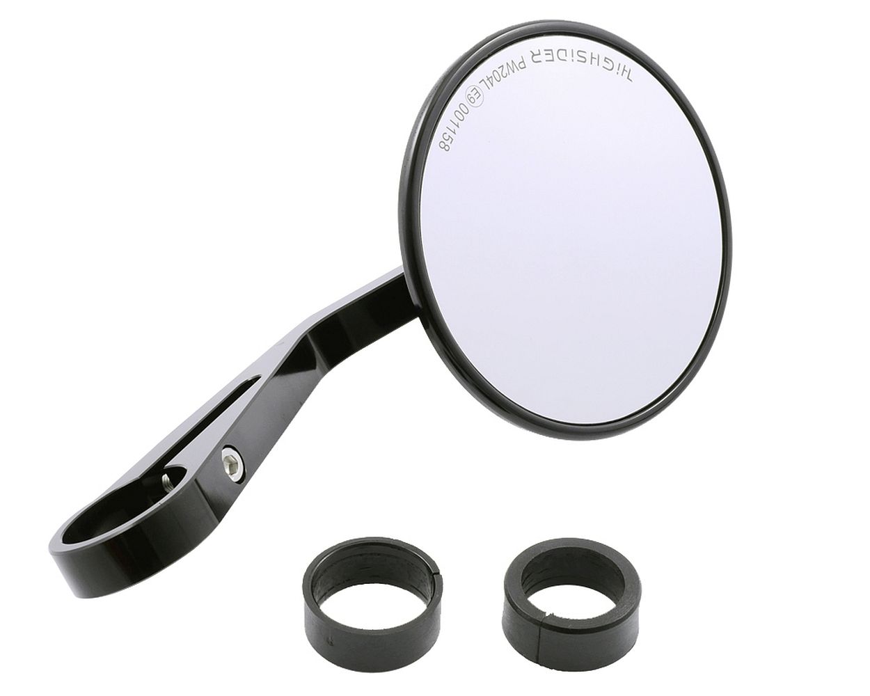 Spiegel MONTANA Evo schwarz mit Adapter