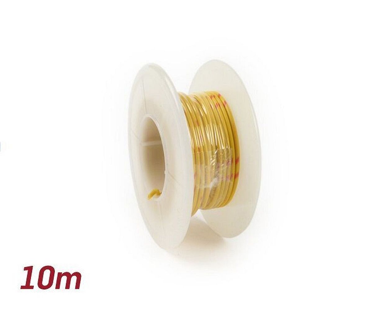Elektrokabel BGM gelb, 0, 85 mm 10m Universal Roller Motorrad Moped Quad KFZ Auto Stromleitung