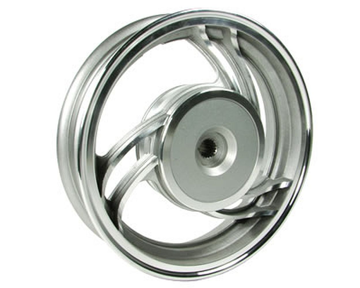 Felge hinten WACHMANN 10 Zoll 3 Speichen silber Ering Smart Rider, Speedy Sprint
