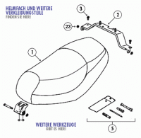  JL50QT-5 4T AC Sitzbank für Baotian BT49QT-9, YY50QT