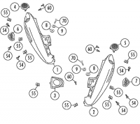  Imola 125 4T AC Heckverkleidung für Rex Imola